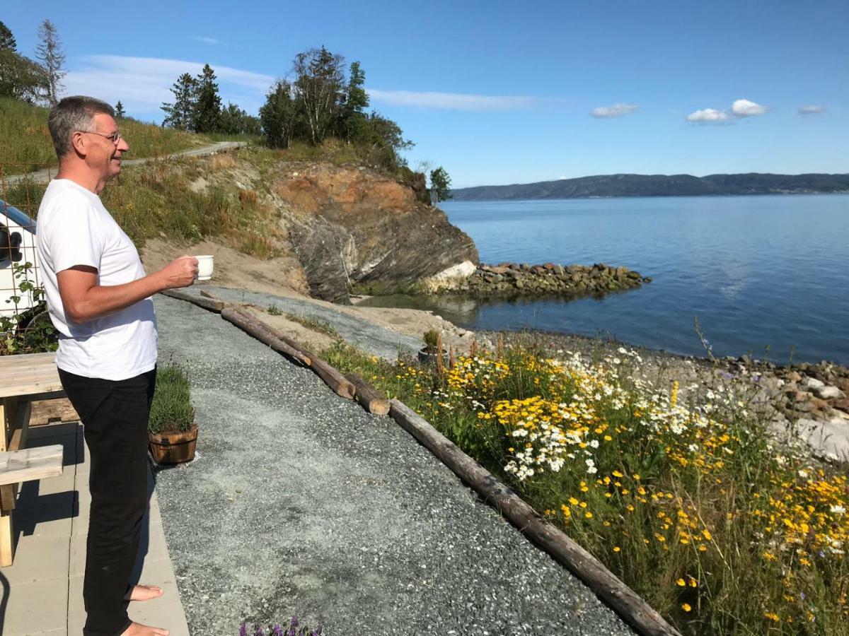 Leksvik Hjellup Fjordboヴィラ エクステリア 写真