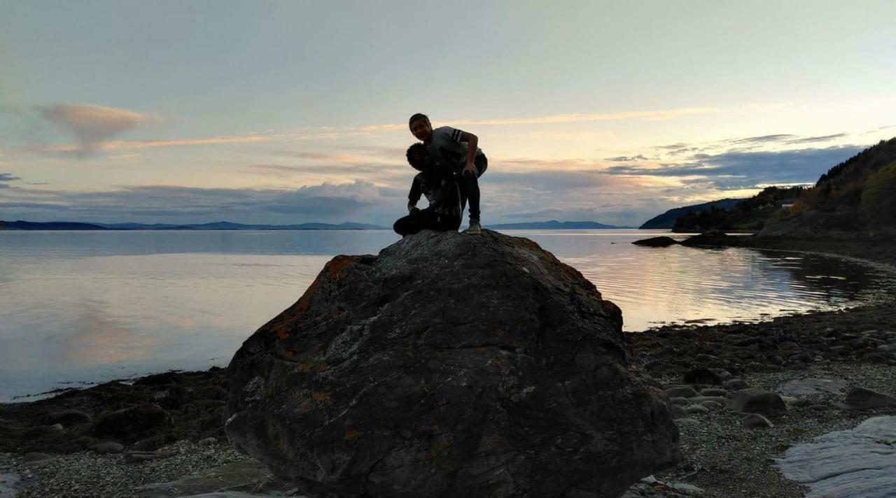 Leksvik Hjellup Fjordboヴィラ エクステリア 写真